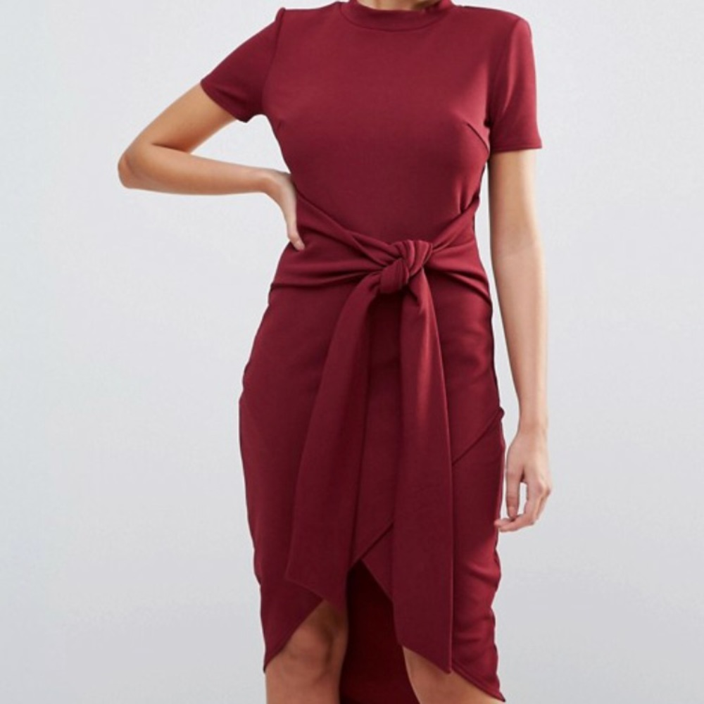 Fitted tie dress brand new, with tags!